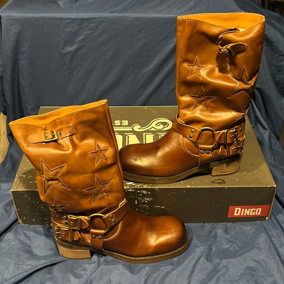DINGO- boots, Brown, size 8.5 new - Picture 1 of 4